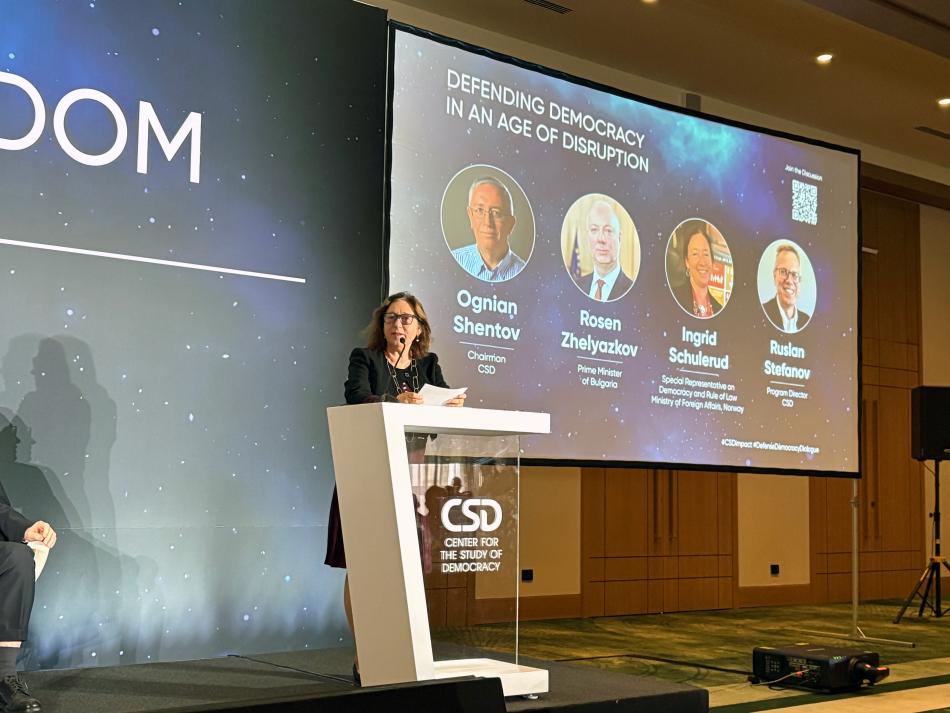 Sofia Defence and Democracy Dialogue Schulerud